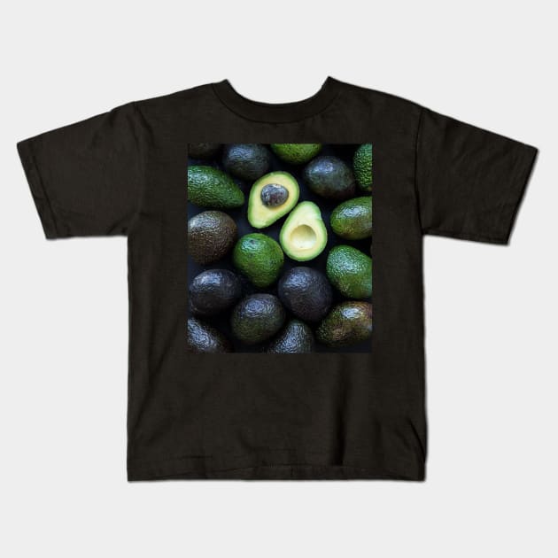 Avocado Kids T-Shirt by Ding Dang